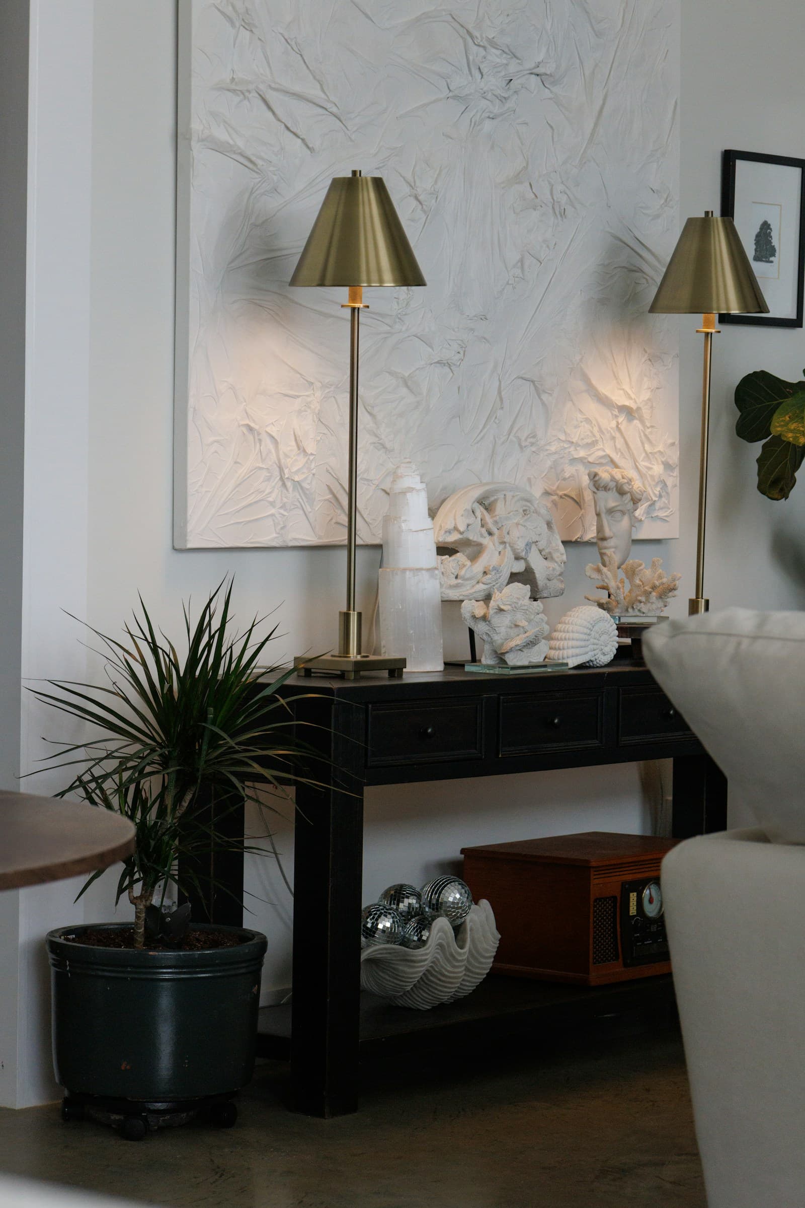 Ejemplo de objeto metálico redondo